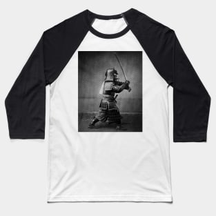 Samurai in black and white Baseball T-Shirt